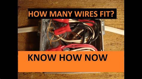 how many wires allowed in a 4x4 junction box|maximum wires in junction box.